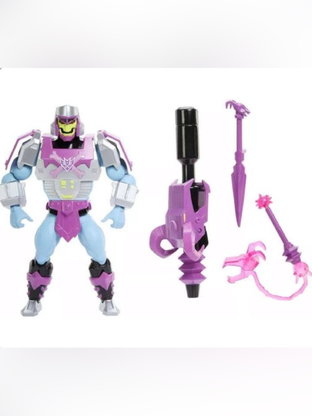 Masters of the Universe Transformers Megatron Armor Skeletor Figure Mattel JGT16